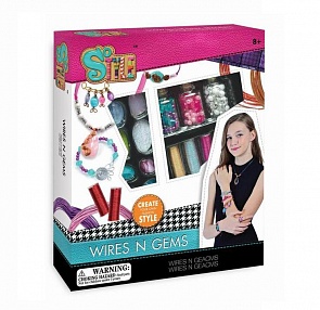 Набор для создания украшений из бисера и пуговок (Tasia, TAL08191)